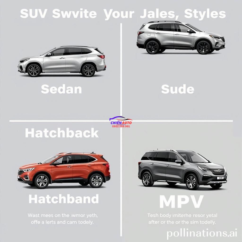 Xe SUV la gi? Phan biet SUV voi sedan, hatchback, CUV, MPV