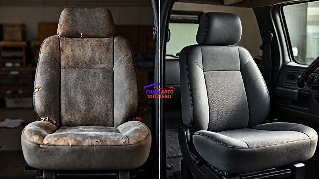 So sánh ghế xe tải cũ và ghế xe tải mới